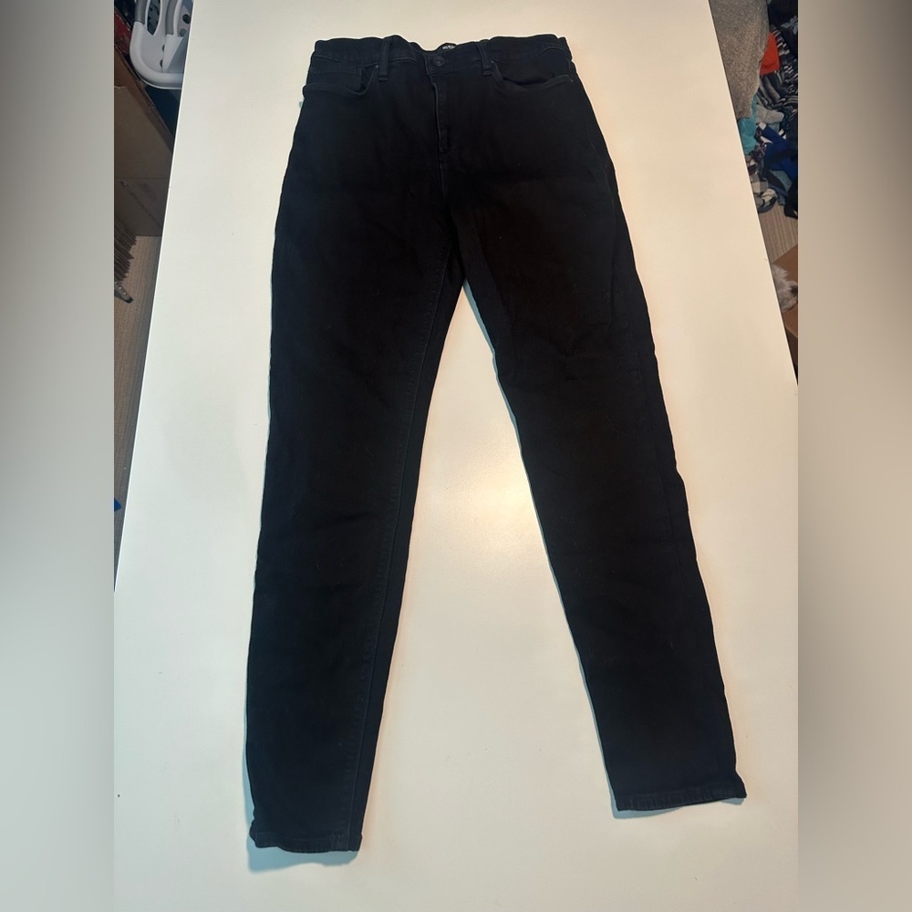 hudson barbara super skinny black jeans - Picture 1 of 8